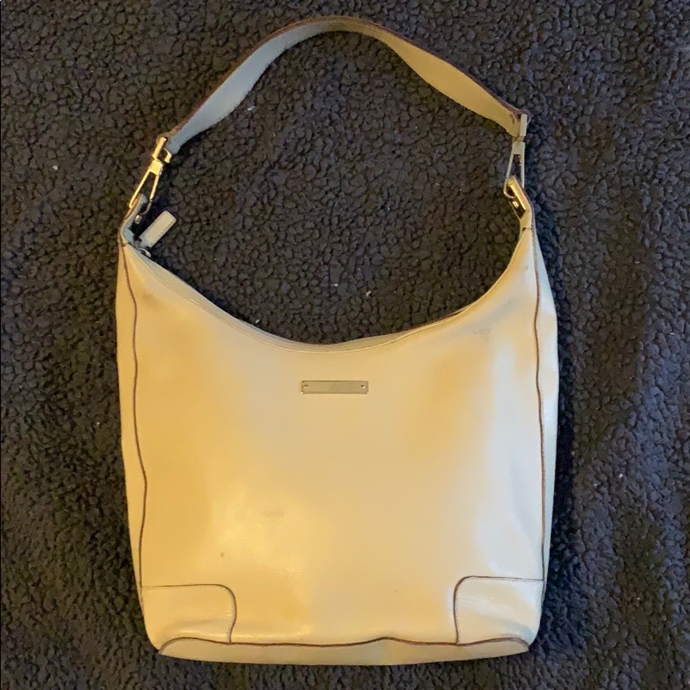 Gucci Vintage beige leather hobo bag